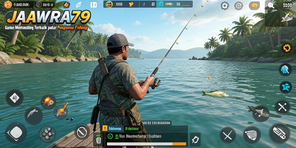 Tangkapan ikan besar dalam gameplay menarik JAWARA79.