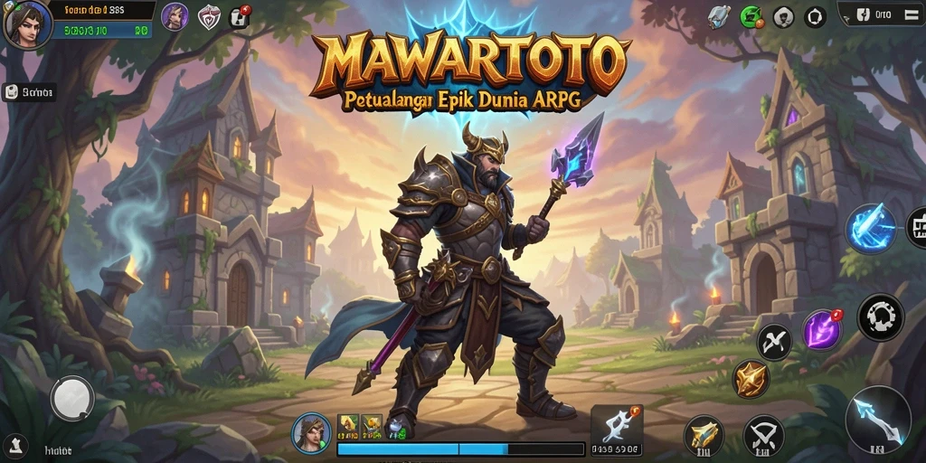 Tampilan seru dari gameplay ARPG di MAWARTOTO.