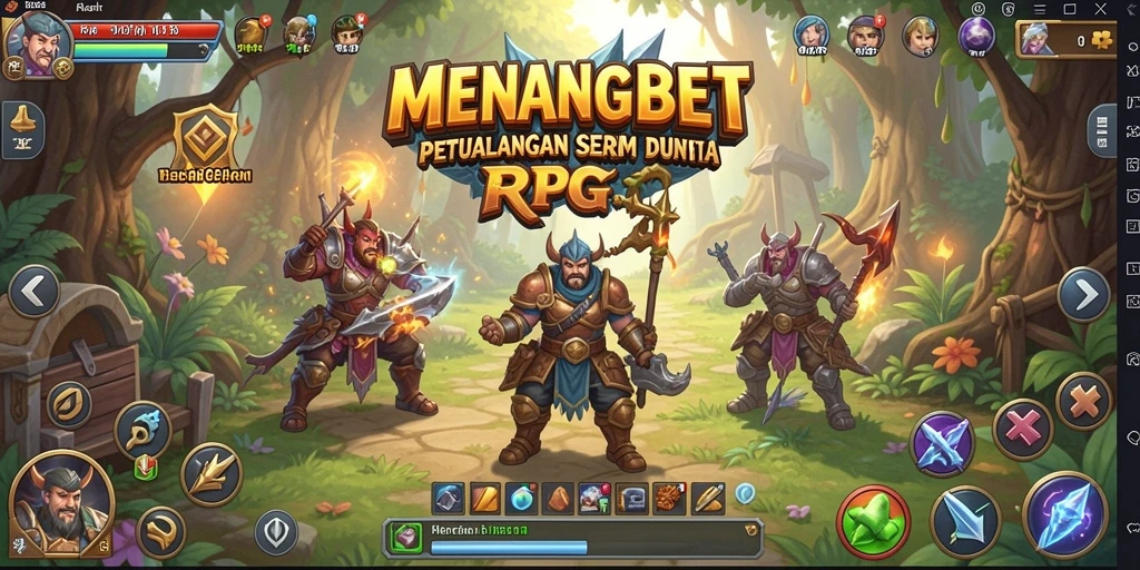 Screenshot gameplay MENANGBET yang menarik dan penuh aksi RPG.