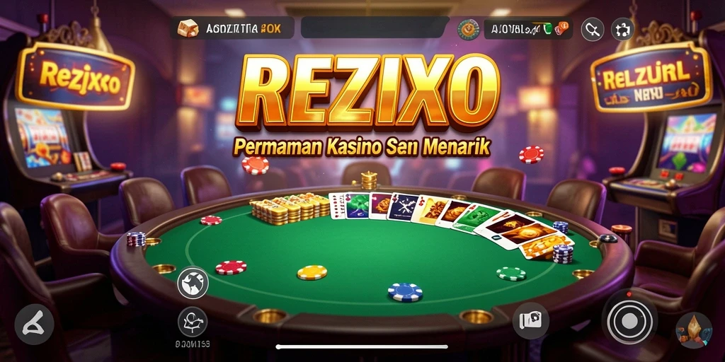 Screenshot permainan <strong>REZIXO</strong> menampilkan pengalaman Kasino yang mendebarkan.