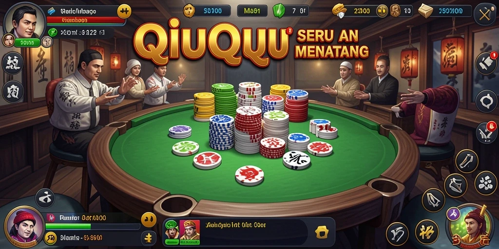 Gameplay seru dan menegangkan dalam V21 QiuQiu.